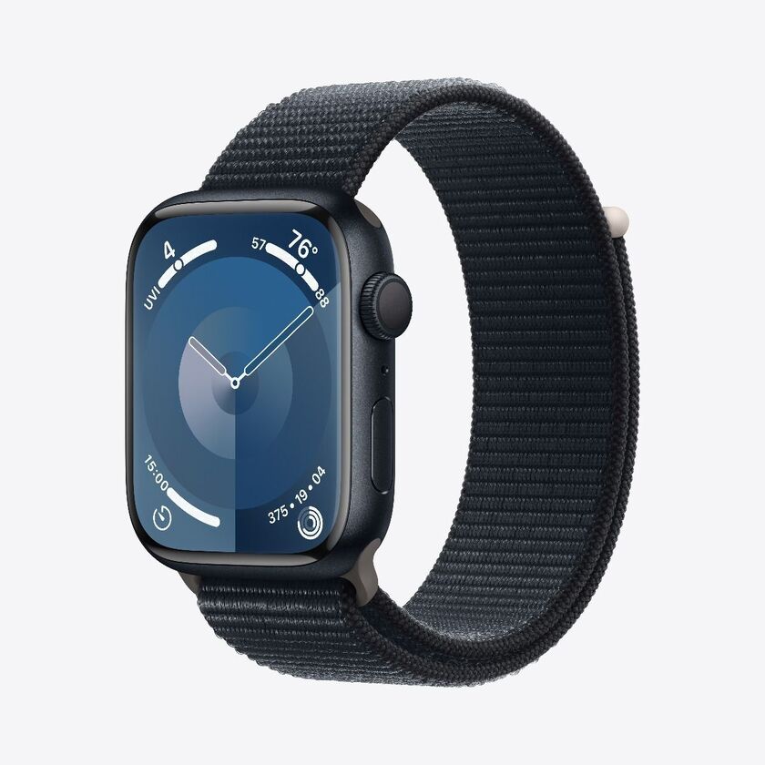 Apple Watch Series 9 GPS 41mm Midnight Aluminium Case with Midnight Sport Loop