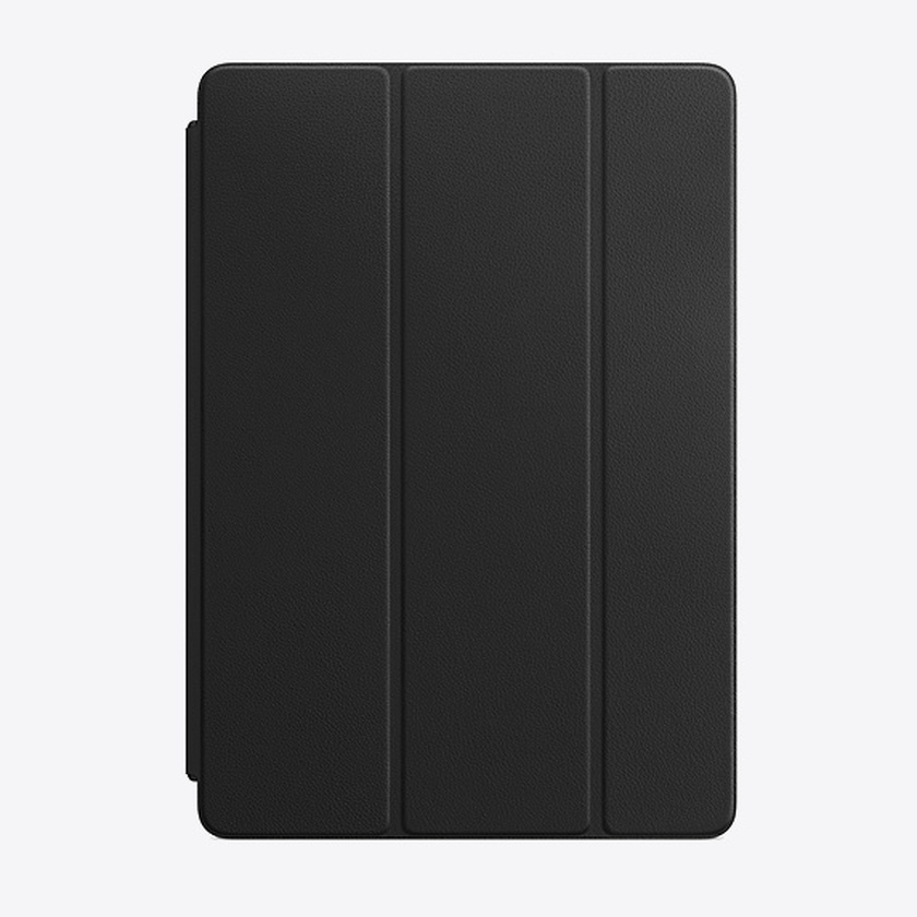 Apple iPad 7, iPad Air 3 Leather Smart Cover Black