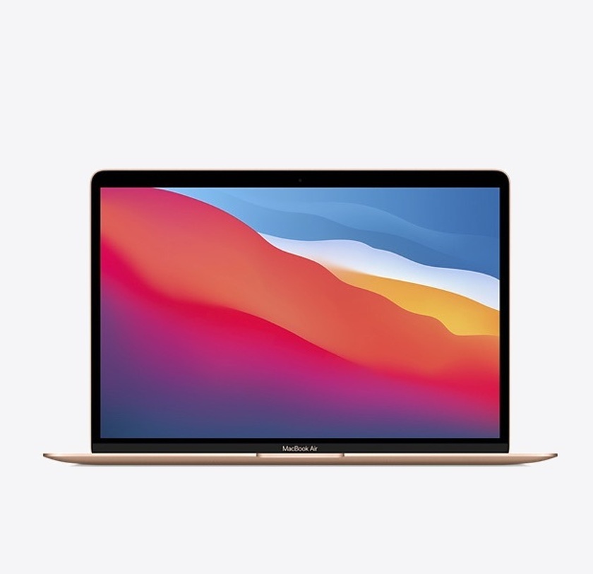 MacBook Air 13" с Apple M1 с 8-Core CPU и 7-Core GPU, 8GB, 256GB SSD - Gold, Intl. Engl. клавиатура