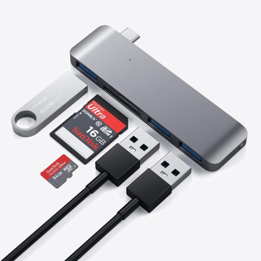 Satechi Type-C USB Combo Hub Space Gray