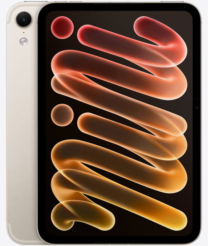 iPad mini (A20 Pro) Wi‑Fi + Cellular 128GB with standard glass - Starlight