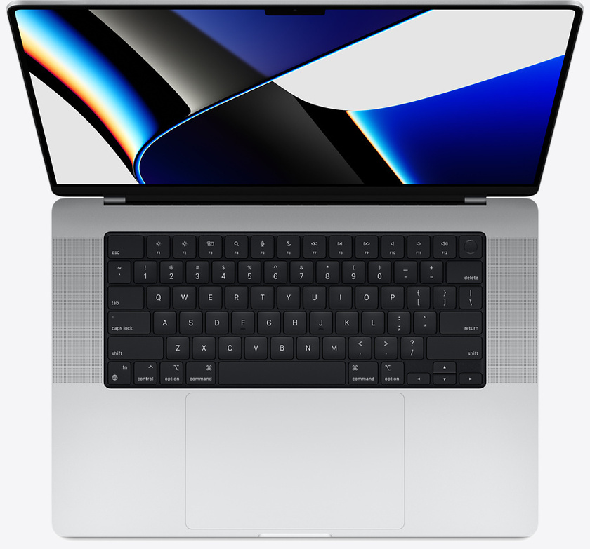 MacBook Pro 16" с Apple M1 Pro Chip с 10-Core CPU и 16-Core GPU, 16GB, 512GB SSD - Silver, Intl. Engl. клавиатура