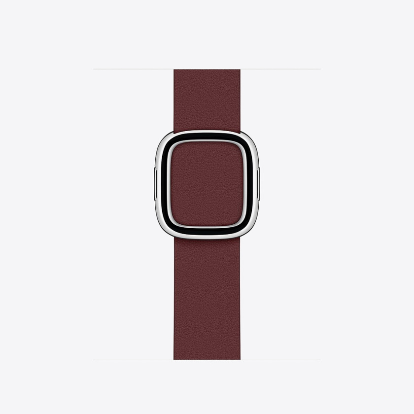 Apple Watch 40mm Band Garnet Modern Buckle Medium (Seasonal Fall 2020)