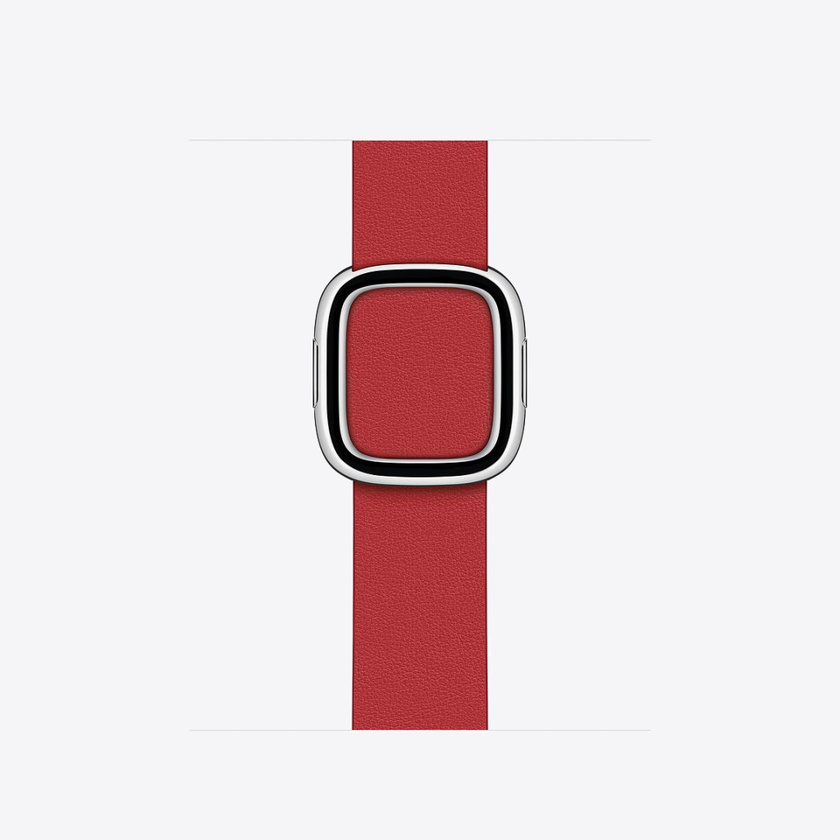 Apple Watch 40mm Band Scarlet Modern Buckle Small (Seasonal Fall 2020)
